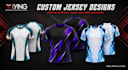 create custom esports jersey graphics and sublimation designs