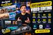 do youtube documentary video editing, faceless video editing