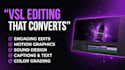 edit high converting vsl and video sales letter ads