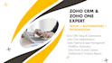 do zoho CRM setup, automation, customization and zoho one