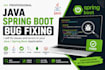 fix java spring boot bugs, errors and rest API issues