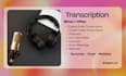 transcribe english audio and video accurately