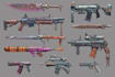 high quality weapon concept art for gaming and more