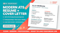 make professional ats resume CV and cover letter design