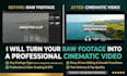 turn your raw footage into a professional cinematic video