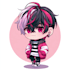 create cute custom chibi character illustrations