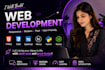 do professional HTML, CSS and typescript website development