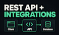 build a rest API backend or integrate any API into your app