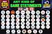 bank statement bank statement bank statement as you need