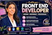 design modern responsive front end website