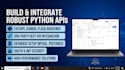 build rest api integration in python django flask fastapi