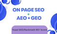 do on page SEO with aeo and GEO