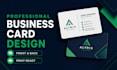 make modern cards and business cards