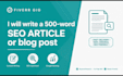 write SEO blog and article writer