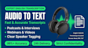 transcribe any english audio