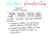 handwriting letters and notes