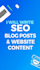 write SEO blog article and website content