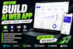 build a web app, saas mvp using lovable, bolt, replit