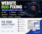 fix bugs and issues in your website