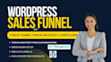 build high converting wordpress sales funnel via cartflows and thrive architect