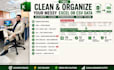 clean and organize your messy excel or csv data