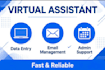 be your reliable virtual assistant for data entry and admin support
