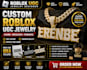 custom roblox chain jewelry necklaces pendants accessories