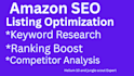 do amazon fba listing optimization and SEO keyword search