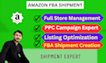 create amazon fba shipment plan and generate box labels