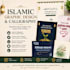 design islamic posters, arabic calligraphy and islamic graphics