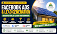 do solar leads generation facebook ads, generate hot solar leads via meta ads