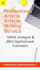 write SEO blog article and website content