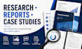 write research summaries, business reports and case studies