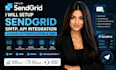 setup sendgrid SMTP, API integration, domain authentication and dns