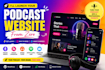 launch your podcast website from zero