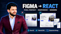 convert figma to react js responsive website