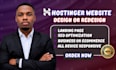 design redesign build professional hostinger horizons website hostinger horizons