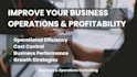improve your business operations and profitability