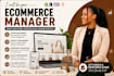 do ecommerce store setup, tiktok shop, etsy, ebay, amazon, shopify store manager