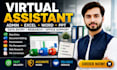 be your virtual assistant for admin and office tasks