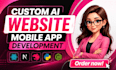 develop ai saas app ai chatbot ai web app