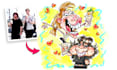 draw a funny hand made caricature