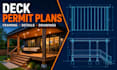 create deck plans framing plans details and permit drawings