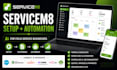 setup and automate your servicem8 account