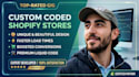 a custom coded shopify storefront for your ecommerce store