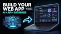 build a modern responsive web app with ai and apis