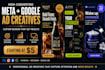 design conversion focused meta and google ad creatives