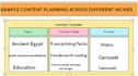 plan engaging social media content for you