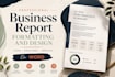 professionally format your business report document