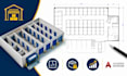 create self storage layouts, unit planning and space optimization cad